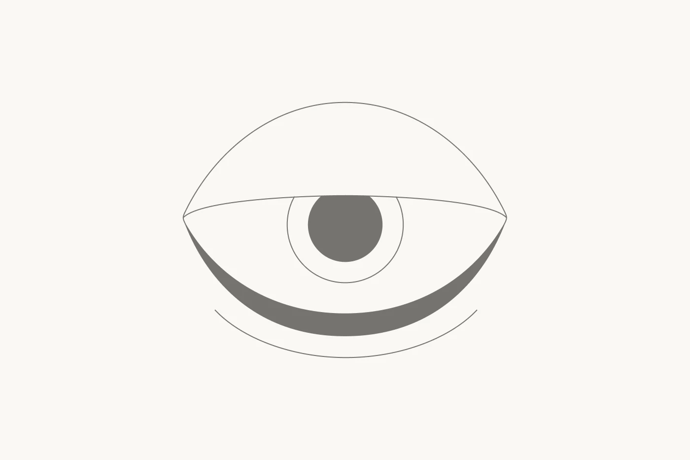 eye tired for lack of sleep